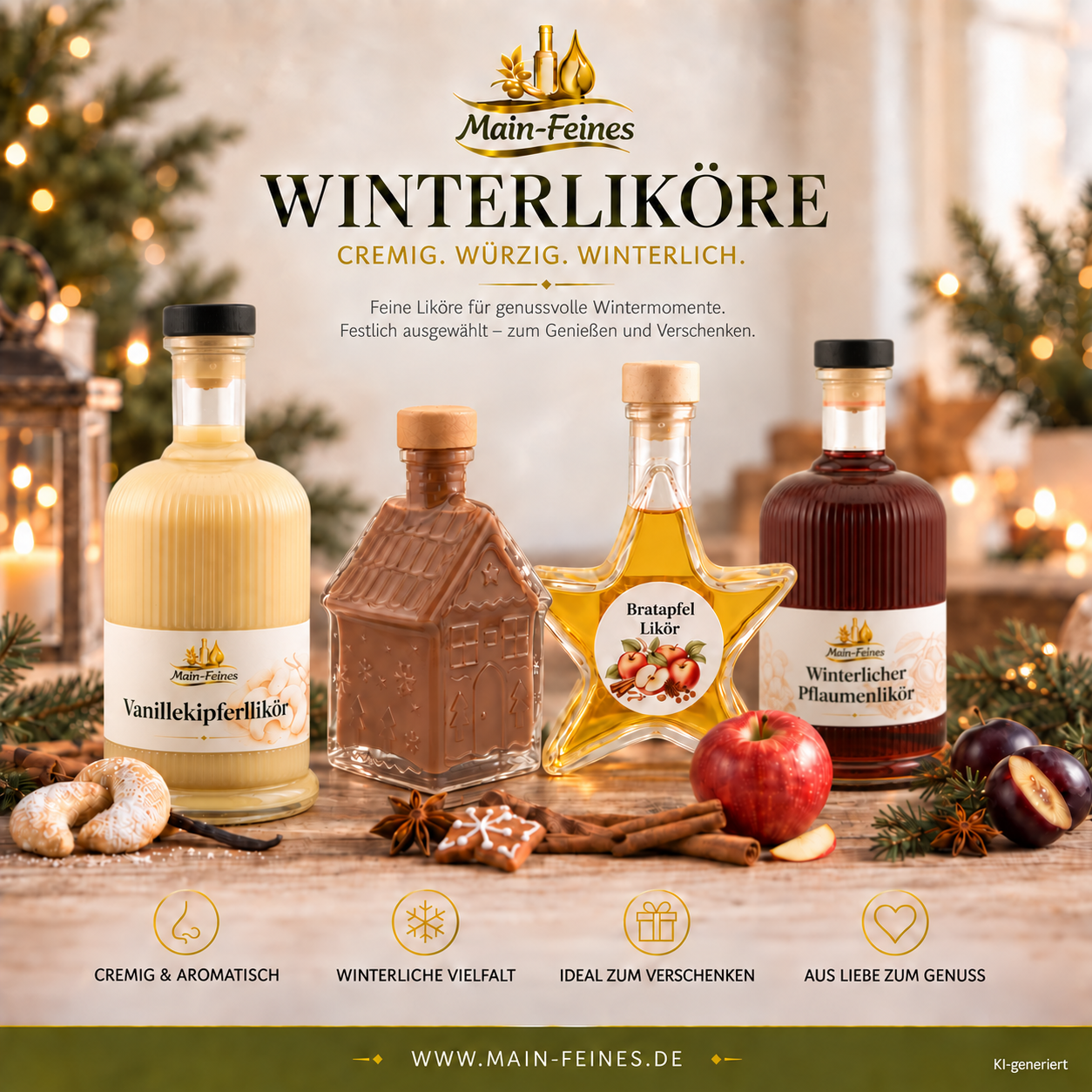 Weihnachtsliköre & Winterliköre kaufen – Main-Feines